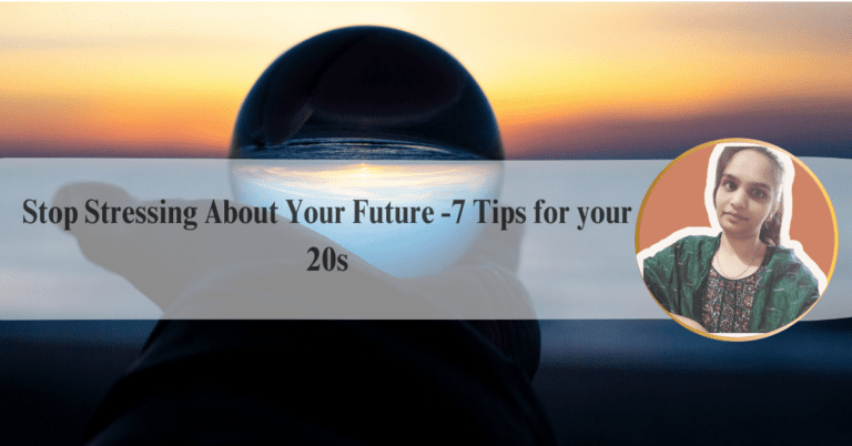 stressing about your future